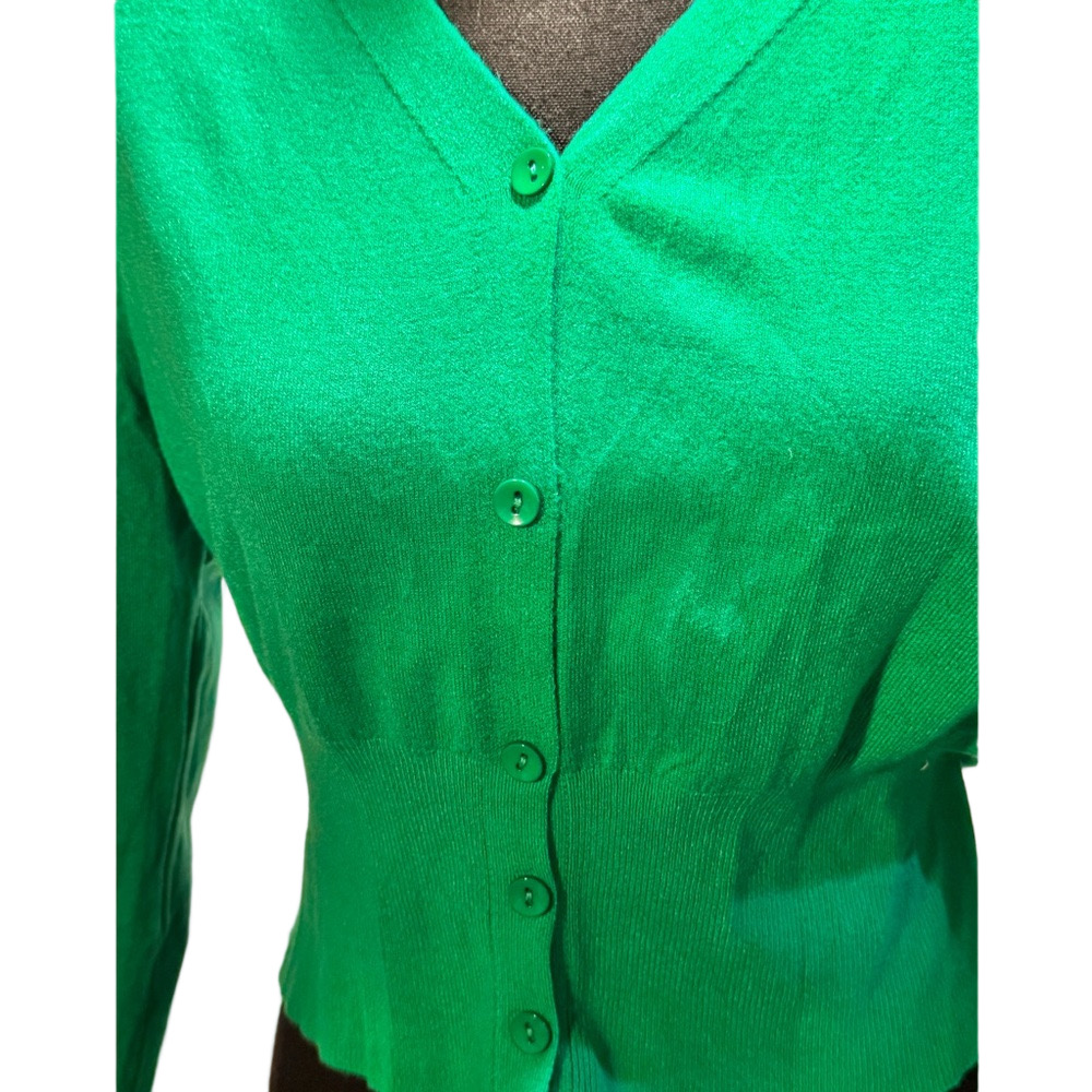 Green Cardigan Women's Size XXL - Picture 5 of 8